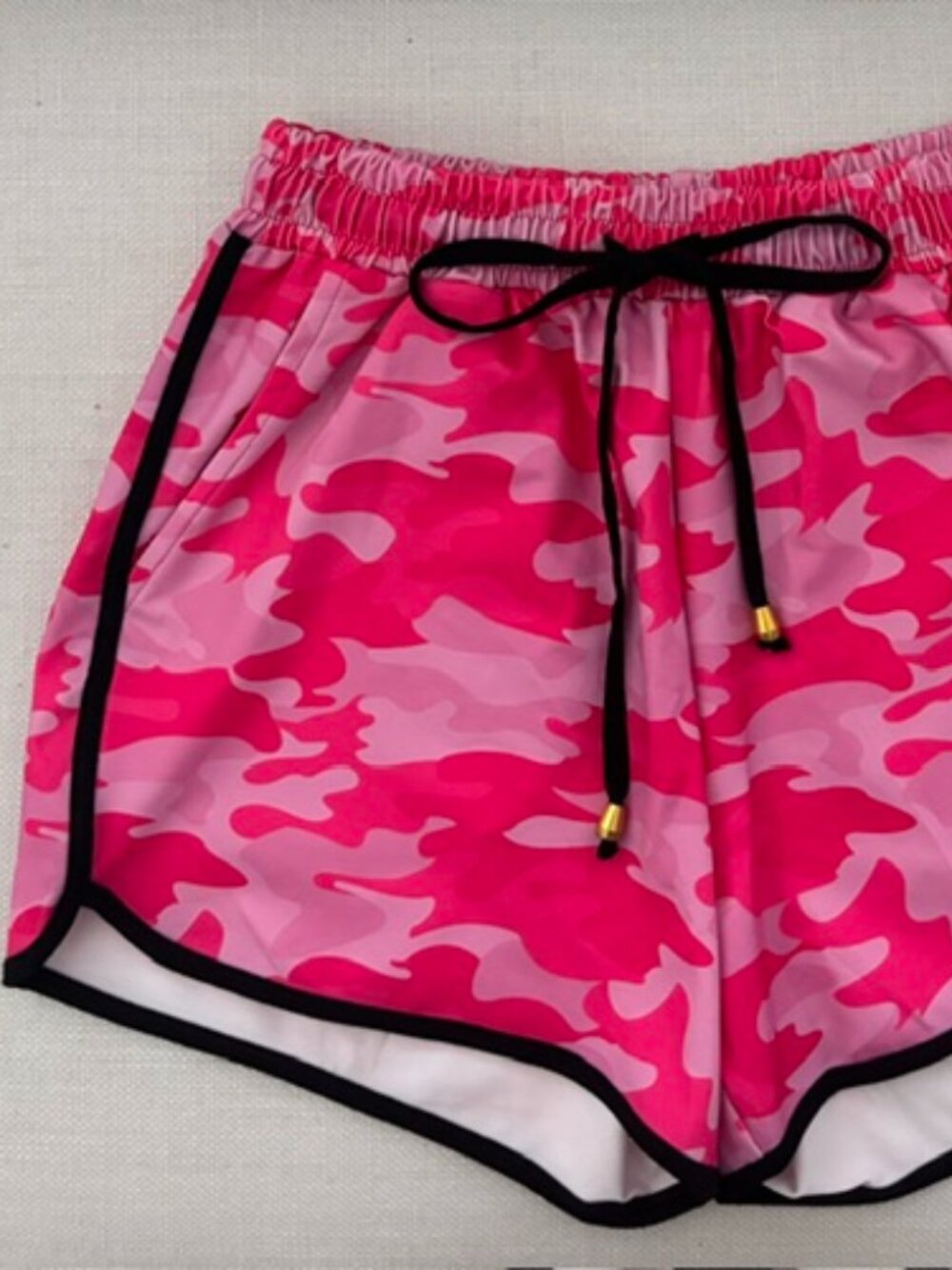 NWOT - jess lea Pink & Black Camo Shorts/Pajama bottoms - Small